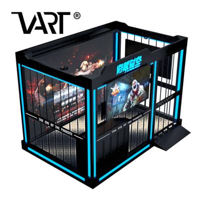 China Theme Park Big Space 4 Players Vr Virtual Reality Battle 9D Vr Shooting 9D Vr Multiplayer Game Machine for sale