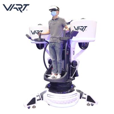 China Fiberglass With Electric System 9D VR Flight Simulator Metal Motion VR Virtual Reality Game Simulator for sale