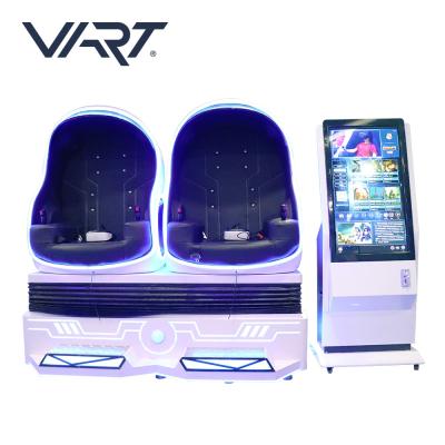 China VART Game Roller Coaster 2 Seats 9D Indoor Crazy Cinema Installed Virtual Reality System VR Simulators 9D Glasses for sale