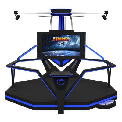 China Manufacturer L3060*W3000*H2700mm VART VR Amusement 9D VR Walking VR Standing Platform Simulator For Sale for sale