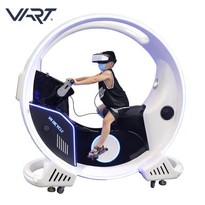 China Fiberglass with metal popular Vr center, 9D VR bike, vr bike simulator vr bike racing game for sale