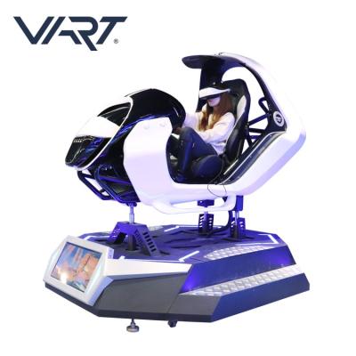 China Theme park VR car racing game, game chair 9d simulator virtual reality simulation rides vr racing car for sale