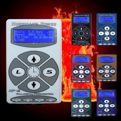 China 2021 New High Quality Tatoo Hurricane Hp-2 Digital LCD Screen Tattoo Power Supply for sale