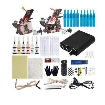 China New Hot Sale Tattoo Shops 2021 Tattoo Machine Kit Professional Tattoo Gun Set for sale