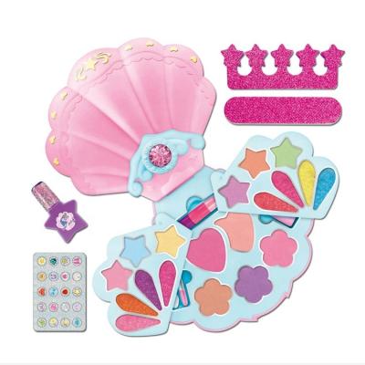 China Real Funny Plastic Beauty Set Makeup Toys Cosmetics Supplier Children Kids Play Makeup Sets for sale