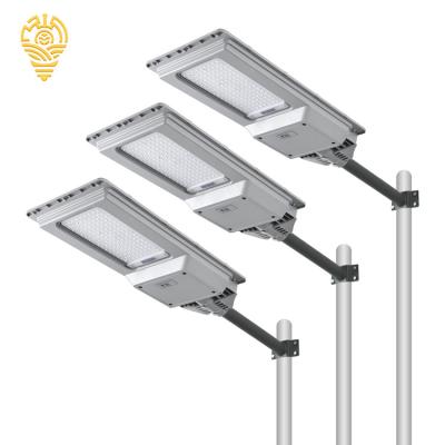 China Wholesale ROAD High Brightness Ip66 Waterproof ABS Outdoor Street Light 200w 300w All In One Solar Led Street Light for sale