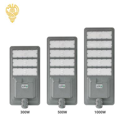 China ROAD Customized Outdoor Polycrystalline Smd3030 300watt Road Lamp 500watt 1000watt Led Solar All In One Street Light for sale