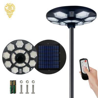 China ABS SMD IP66 2000w High Light Efficacy High Light Efficacy Remote Control Waterproof Solar Led UFO Garden Light for sale