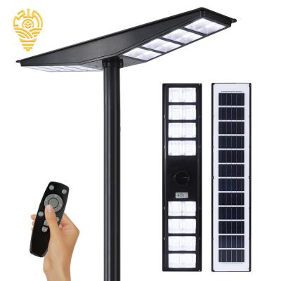 China ROUTE Remote1000w Outdoor Powerful Direct Selling Price ABS Waterproof Solar Street Light Ip66 All In One Street Light for sale