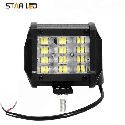 China All Car 12 Volt 4D Lens Led 4x4 Mini 36w Led Light Bar For Cars 4 Inch Led Work Light for sale