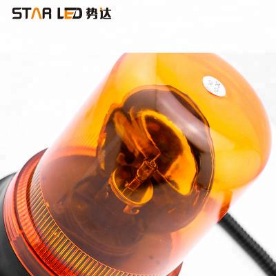 China All car factory wholesale white amber 9-80v blue led beacon warning light strobe light flash light for sale