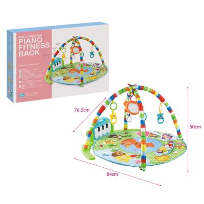 China Educational Foot Piano Baby Toys Infant Toddler Fitness Play Mat Soft Baby Piano Music Playmat for sale