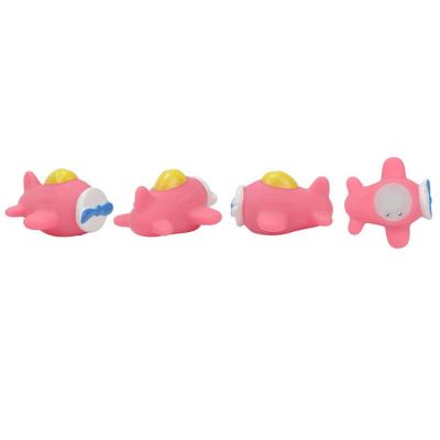 China Water Glow Bathtub Toy Animal Cartoon Child Baby Water Squirter Bath Toy Toddler Sea Animal Bath Rubber Toy for sale