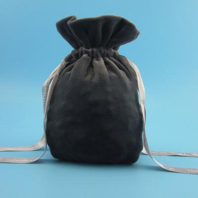 China Used For Custom Soft Doll Bag Drawstring Velvet Pouch And So On With Raffe for sale