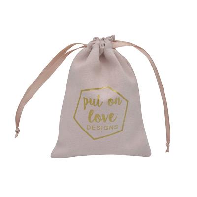 China Used For Cosmetic Jewelry Gift Hair Extension Packing And So On Customized Pink Suede Drawstring Bag For Bracelet Package for sale