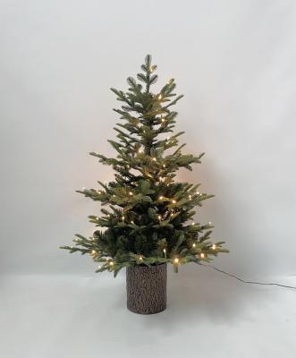 China Chirstmas Decor High Quality Spruce Green Artificial Xmas tree Pre-lit Christmas Tree Decr Porch Dual Color LED 3ft to 9ft OEM for sale