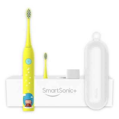 China Lightweight Rimend Led Soft Sonic Electric Toothbrush For Kids IPX 8 Toothbrushes With Travel Case for sale