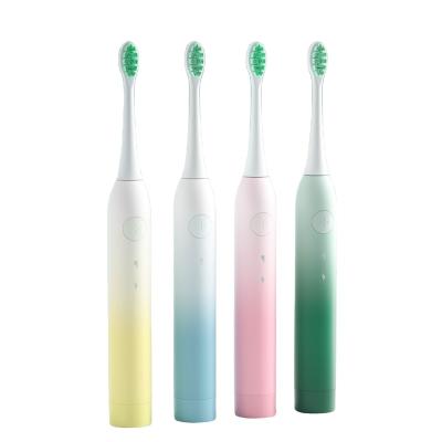 China Dupont Bristle USB ABS+Band+Radio Charging Sonic Whitening Soft Electric Toothbrush Smart Adult Travel Sensitive Teeth for sale