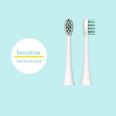 China Smartsonic+ Car Electric Toothbrush Replacement Part Soft Sensitive Type Brush Replacement Head for sale