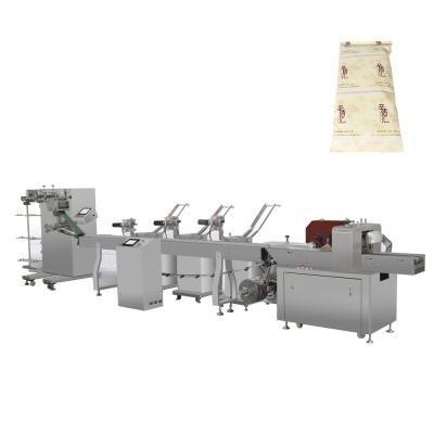 China High Speed ​​Automatic Food Tissue Packaging Machine For Facial Tissue Paper Makeup Remover Tissue for sale