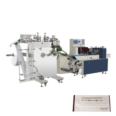 China Food Baby Full Automatic Napkin Disinfection Medical Towel Can Wet Sealing And Towelette Packing Machine for sale