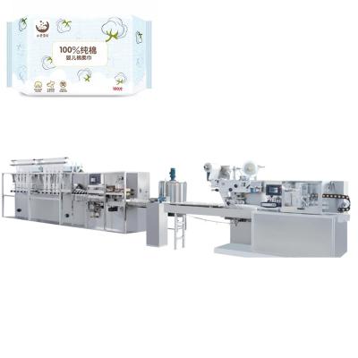 China Food CE Approved Pillow Making Flowpack Baby Wrap Wet Cloth Making Equipment Tissue Roll Making Machine for sale