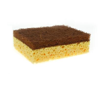 China Wholesale Sustainable Cellulose Multi-Function Natural Wood Multifunctional Natural Wood Sponge Oil Free Sisal Sponge Cotton Pulp Kitchen Sponges Dishwashing Clean Sponges for sale