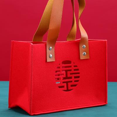 China NATIONAL Women's Tote Bags for Felt Wedding Party Gift for Custom Logo and Hot Sale in Amazon 2021 for Chinese Eco Tote Bags for sale