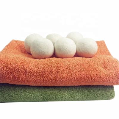 China 100% Eco-Friendly 7cm New Zealand Organic Reusable Natural Wool Balls Laundry Balls Dryer Dryer For Amazon Best Seller 2021 for sale