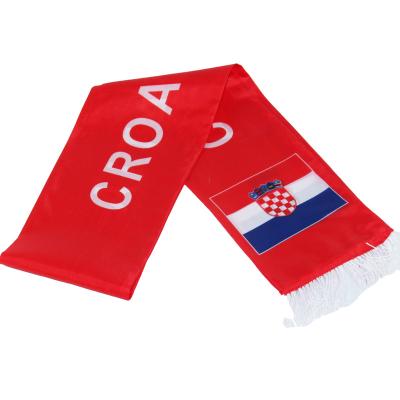 China PILOU TOURISTA New High Quality Football Fans Club World Cup 100% Acrylic Jacquard Knitted Scarf for sale