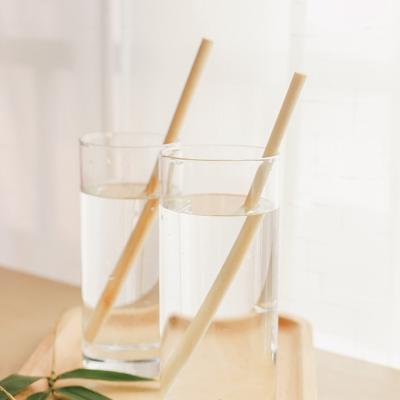 China Bamboo Straws 20cm Bamboo Organic Bamboo Customized Disposable Drinking Straws 100% Biodegradable Straw for sale