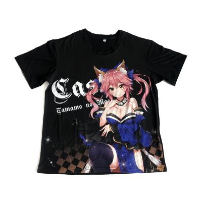 China Viable FGO Tamamo No Mae Custom Anime Print T-Shirt for sale