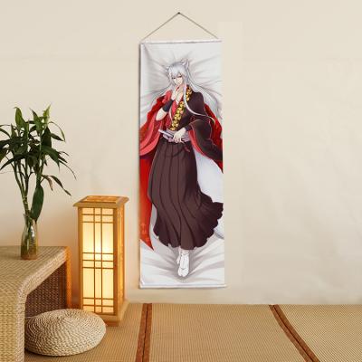 China Custom Fabric Anime Scroll Tapestry Kamisama Kiss Akura-O Print Wall Hanging Scroll for sale