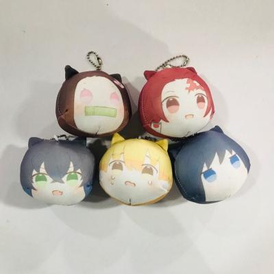 China Soft Feel PP Filling Key Chain Mini Pillow Cheap Customized Anime Mobile Phone Spherical 3D Irregular Shape Printing 1pc/opp bag Multi Color 3-5 days for sale