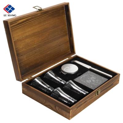 China 6 Pcs Viable Bullets Ice Cubes Shaped Whiskey Cooling Stones Stainless Steel Whiskey Bullets Gift Set With Tongs And Travel Bag for sale