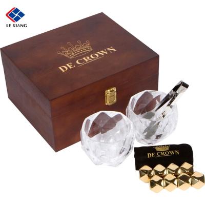 China 2021 New Product High Quality 4pcs Stainless Steel Whiskey Viable Ice Cube Stones With Gift Box for sale