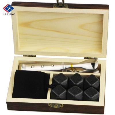 China 2021 Viable Best Selling Amazon Whiskey Stones Gift Set - 9 Granite Whiskey Chill Rocks for sale