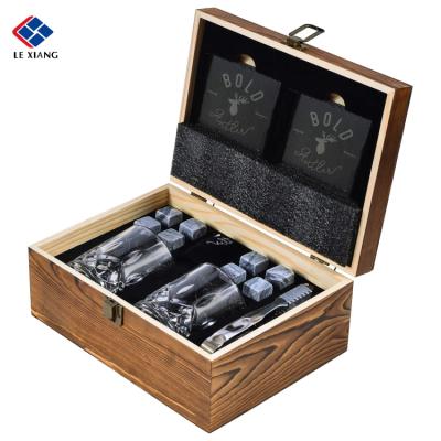 China Wholesale 2021 New Product Custom Viable Customized Whiskey Stone Whiskey Glass Gift Tipping Set for sale