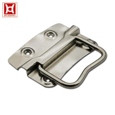 China Heavy Duty Kitchen Toolbox Chest Handle OEM Silver Tone Iron Chest Handles /Toolbox Chest Handles Equipment Customized for sale