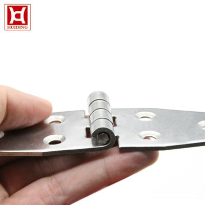 China Hot Selling Equipment Hinge For Door Heavy Stainless Steel Flat Hinge For Fastener Heavy Industrial Bolt Factory Metal Door Casting Hinges for sale