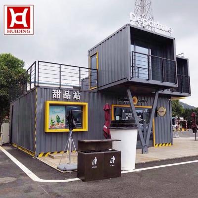 China Modern Prefab Cabin Living Shipping Container Bar Selling Cabin Coffee for sale