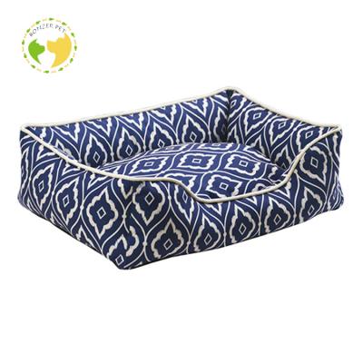 China New Product A-0116 New Product Sustainable Soft Cheap Cute Large Rectangle Design Dog Beds for sale