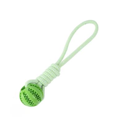 China Cheap Stocked Dog Rope Ball For Funny Puppy Dog Toys For Pet Puppies Dogs Tooth Snack Ball Cleaning Toy Great For Pet Products for sale