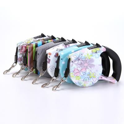 China Viable Wholesale Stock Automatic Retractable Nylon Dog Cat Lead Walking Running Lead for Pet Leash for sale