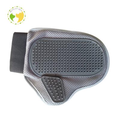 China Sustainable High Quality Fashionable Pet Grooming Gloves For Deshedding for sale