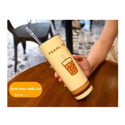 China Stainless Steel Double Wall Color 20oz Lean Lean Insulated Tumbler Coffee Mug Tumbler Double Wall Vacuum Pattern Handsome for sale