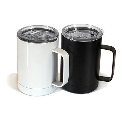 China Modern Custom Black Coffee Mug Coffee Matte Logo Breakfast Milk Cups and Mugs Vacuum Insulated Stainless Steel for sale