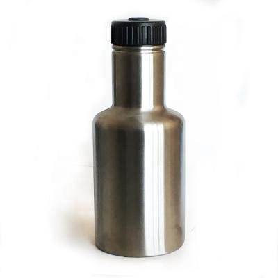 China Customized factory price logo large capacity beer bottle stainless steel 64oz beer shaker PORTABLE single wall keg with screw lid for sale