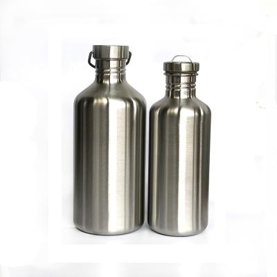 China 1800ml Large Capacity Environmentally Friendly Sports Bottle Stainless Steel Single Wall Water Bottle Wholesale CLASSIC for sale