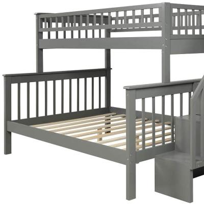 China Easy Assemble Multifunctional Bunk Bed Heaven and Earth Child Mother Bed Bunk Solid Wood Child Adult Bed for sale